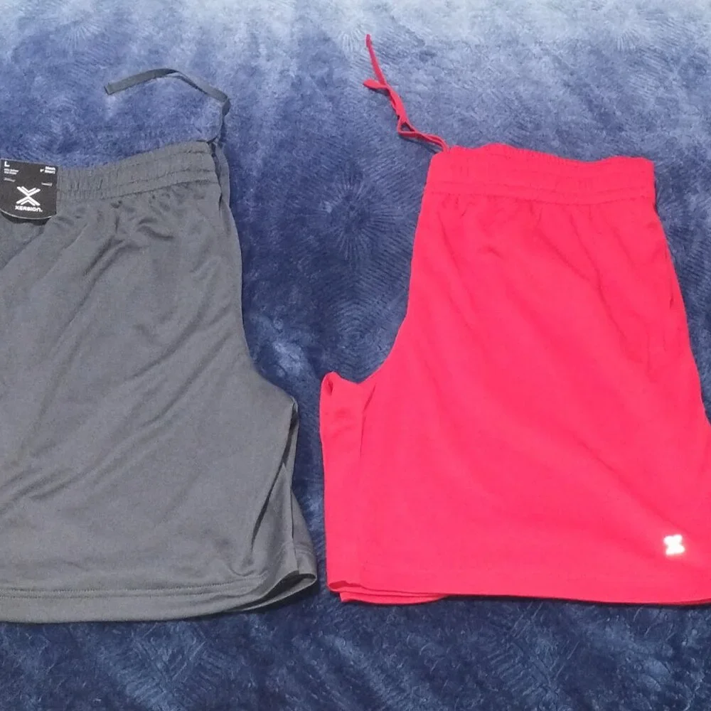 Men's 2-piece lot of size Large Xersion quick-dri shorts. Retail $20.00 ea.